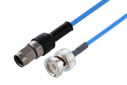 2.4mm オス ～  BNC オス, ケーブル PE-P086 同軸