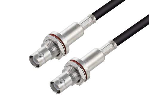 SHV ジャック バルクヘッド ～ SHV ジャック バルクヘッド ケーブル,  RG223 同軸