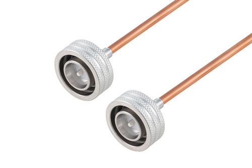 4.3-10 プラグ ～ 4.3-10 プラグ 非磁性 ケーブル, 0.141 セミリジッド 同軸