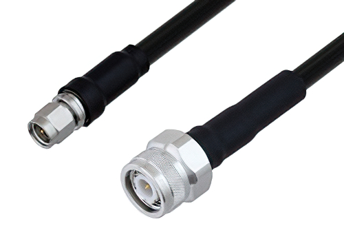 SMA Male to TNC Male Cable Using LMR-240 Coax, RoHS