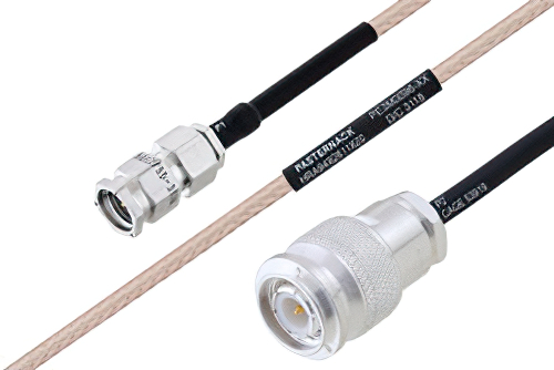 MIL-DTL-17 SMA オス 〜 TNC オス ケーブル、M17/113-RG316 同軸