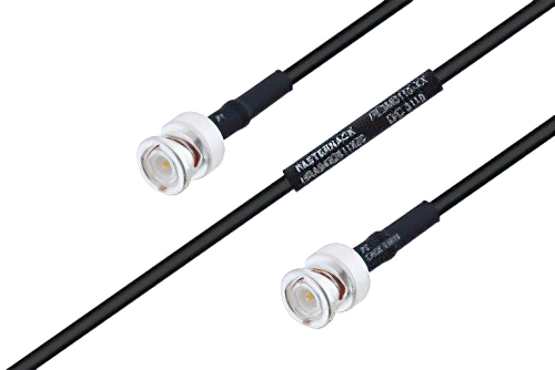 MIL-DTL-17 BNC オス 〜 BNC オス ケーブル、M17/28-RG58 同軸