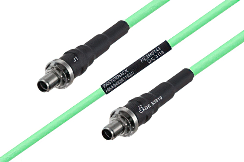 温度処理済 SMA メスバルクヘッド 〜 SMA メス バルクヘッド 低損失 ケーブル、PE-P142LL 同軸