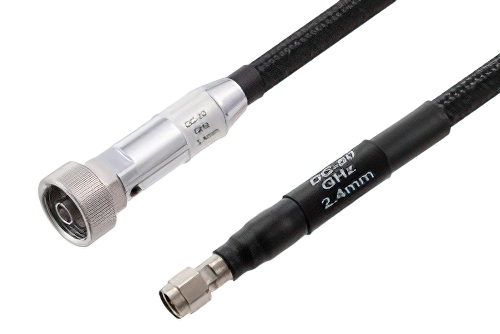 2.4mm NMD Female to 2.4mm Male Precision Cable Using High Flex VNA Test Coax