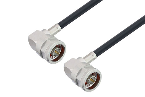 N オス 直角 〜 N オス 直角ケーブル、LMR-240 同軸