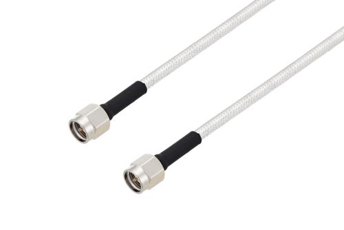 SMA オス ～  SMA オス, ケーブル PE-SR402FL 同軸, 熱収縮チューブ, 鉛フリーはんだ