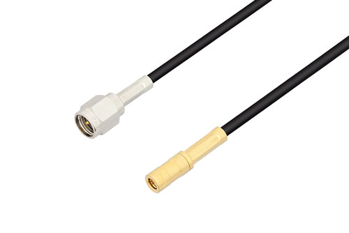 SMA オス 〜 SSMB プラグ ケーブル、LMR-100 同軸