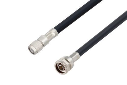 N オス 〜 TNC オス ケーブル、LMR-400-UF 同軸