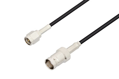 SMA オス 〜 BNC メス ケーブル、LMR-100 同軸