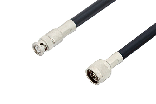 N オス 〜 BNC オス ケーブル、LMR-400-DB 同軸