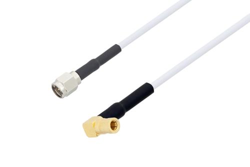 SMA オス 〜 SSMB プラグ 直角ケーブル、RG188 同軸、熱収縮チューブ