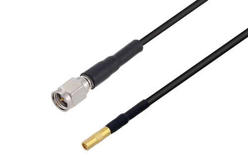 SMA オス 〜 MMCX ジャック ケーブル、LMR-100 同軸