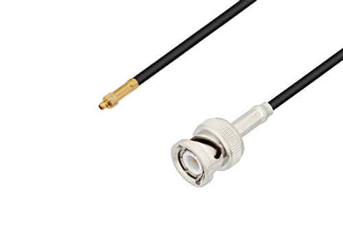 MMCX プラグ 〜 BNC オス ケーブル、LMR-100 同軸