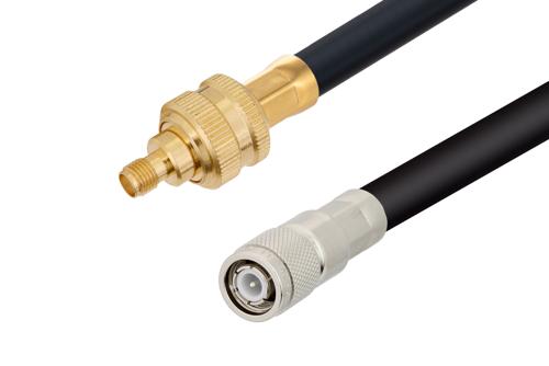 SMA メス 〜 TNC オス ケーブル、PE-C400 同軸