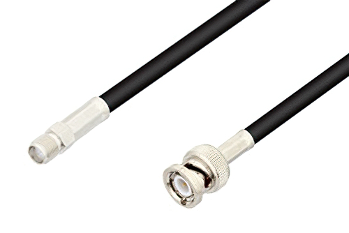 SMA メス 〜 BNC オス ケーブル、PE-C195 同軸