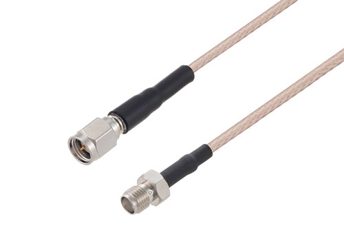 SMA オス 〜 SMA メス ケーブル、RG316 同軸 、熱収縮チューブ付