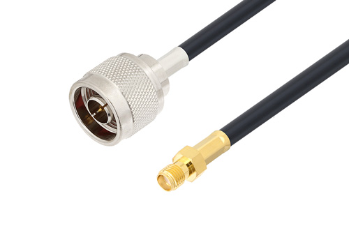 SMA メス 〜 N オス ケーブル、LMR-240-UF 同軸