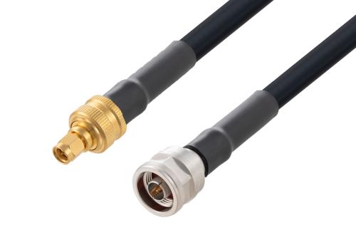 N オス 〜 SMA オス ケーブル、LMR-400-DB 同軸、熱収縮チューブ