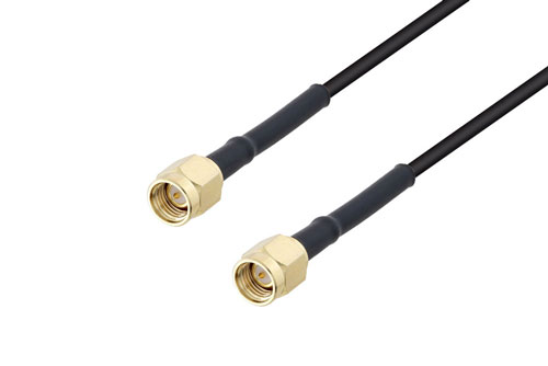 SMA オス 〜 SMA オス ケーブル、RG174 同軸、熱収縮チューブ