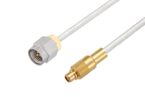 SMA オス 〜 MMCX プラグ ケーブル、PE-SR405FL 同軸