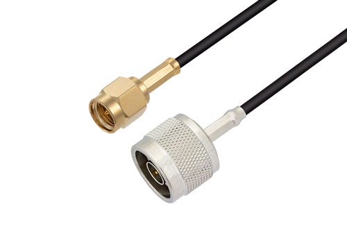 SMA オス 〜 N オス ケーブル、LMR-100 同軸