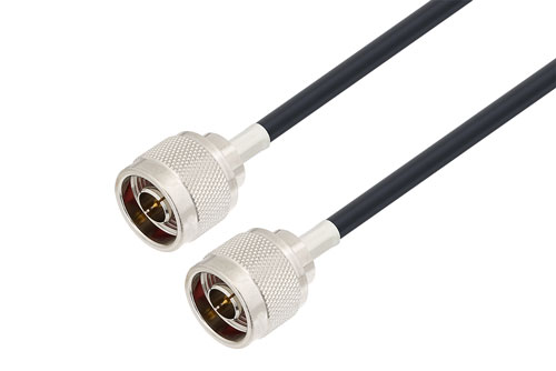 N オス 〜 N オス ケーブル、LMR-240-DB 同軸