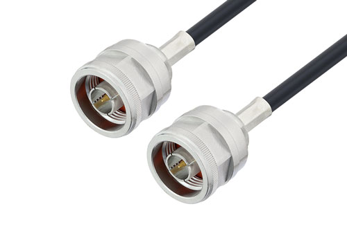 N オス 〜 N オス、低損失ケーブル、LMR-240-DB 同軸