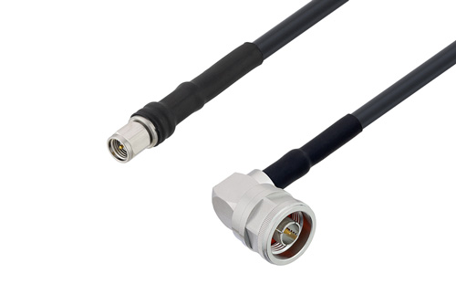 N オス 直角 〜 SMA オス ケーブル、LMR-240-UF 同軸