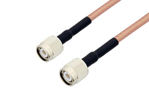 TNC Male to TNC Male Cable Using PE-P195 Coax with HeatShrink