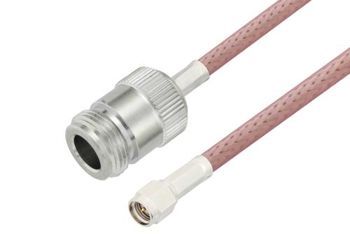 N メス 〜 SMA オス ケーブル、RG142 同軸