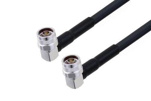 N オス 直角 〜 N オス 直角、低損失ケーブル、LMR-400-UF 同軸