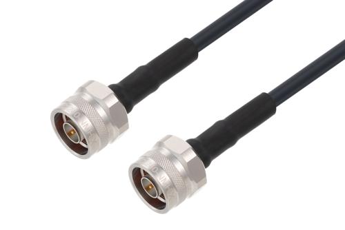 N オス 〜 N オス、低損失ケーブル、PE-C240 同軸