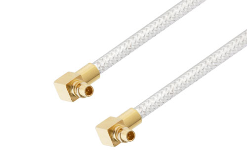 MMCX プラグ 直角 〜 MMCX プラグ 直角ケーブル、PE-SR405FL 同軸