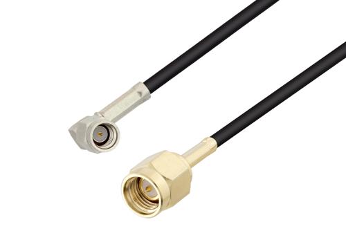 SSMA オス 直角 〜 SMA オス ケーブル、RG174 同軸