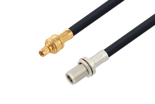 SMA オス 〜 N メス バルクヘッドケーブル、LMR-400-UF 同軸