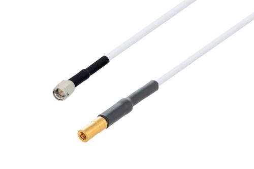 SMA オス 〜 SSMB プラグ ケーブル、RG188-DS 同軸、熱収縮チューブ