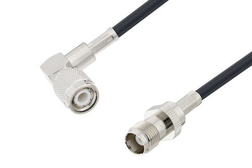 TNC オス直角 〜 TNC メス ケーブル、LMR-195 同軸