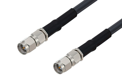 SMA オス 〜 SMA オス ケーブル、LMR-195 同軸、熱収縮チューブ