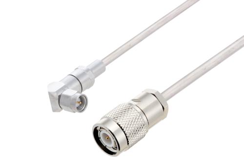 SMA オス 直角 〜 TNC オス ケーブル、PE-SR402AL 同軸