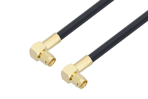 SMA オス直角 〜 SMA オス直角 ケーブル、LMR-240-DB 同軸