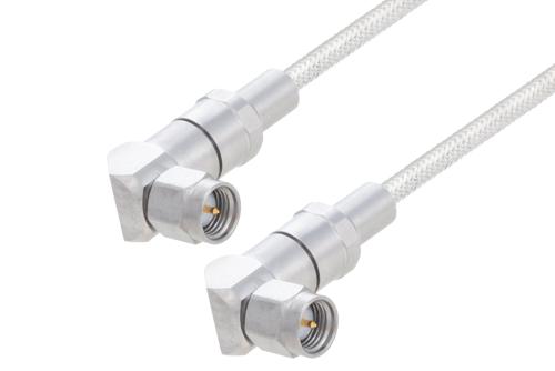 SMA オス 直角 〜 SMA オス 直角ケーブル、PE-SR402FL 同軸