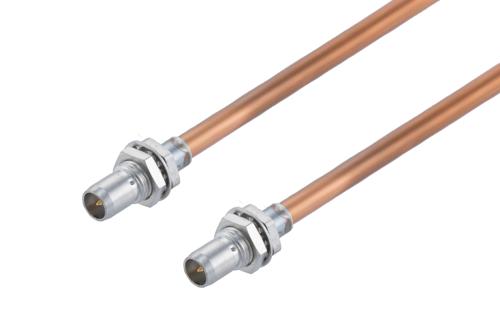 スライドオン BMA プラグ バルクヘッド 〜 スライドオン BMA プラグ バルクヘッドケーブル、RG402 同軸