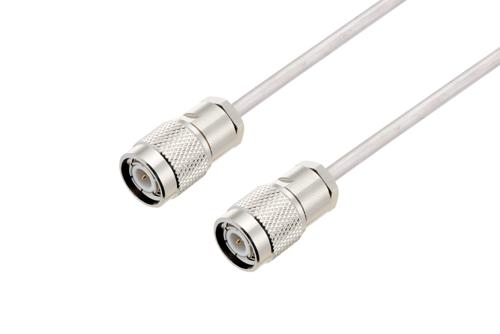TNC オス 〜 TNC オス ケーブル、PE-SR402AL 同軸