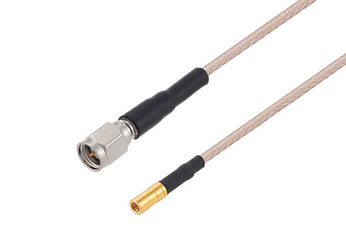 SMA オス 〜 SSMB プラグ ケーブル、RG316 同軸、熱収縮チューブ