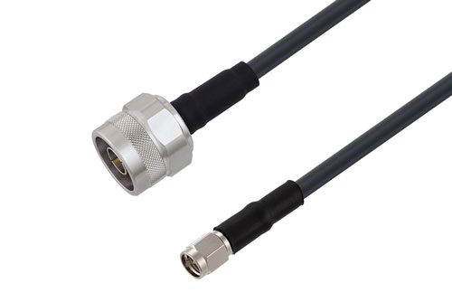 SMA オス 〜 N オス ケーブル、LMR-195-FR 同軸