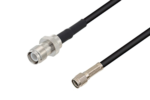 逆極性 TNC メス 〜 逆極性 SMA オス ケーブル、53 Ω RG55 同軸