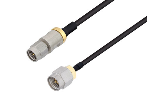 3.5mm オス 〜 SMA オス ケーブル、PE-SR402FLJ 同軸