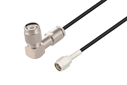 TNC オス直角 〜 SMA オス ケーブル、LMR-100 同軸