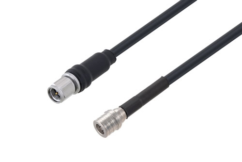SMA オス 〜 QMA オス ケーブル、LMR-195 同軸 、鉛フリーはんだ