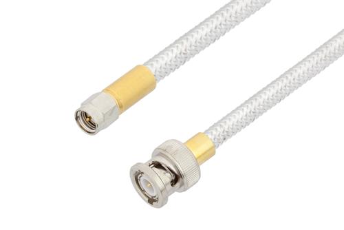 SMA オス 〜 BNC オス ケーブル、PE-SR401FL 同軸
